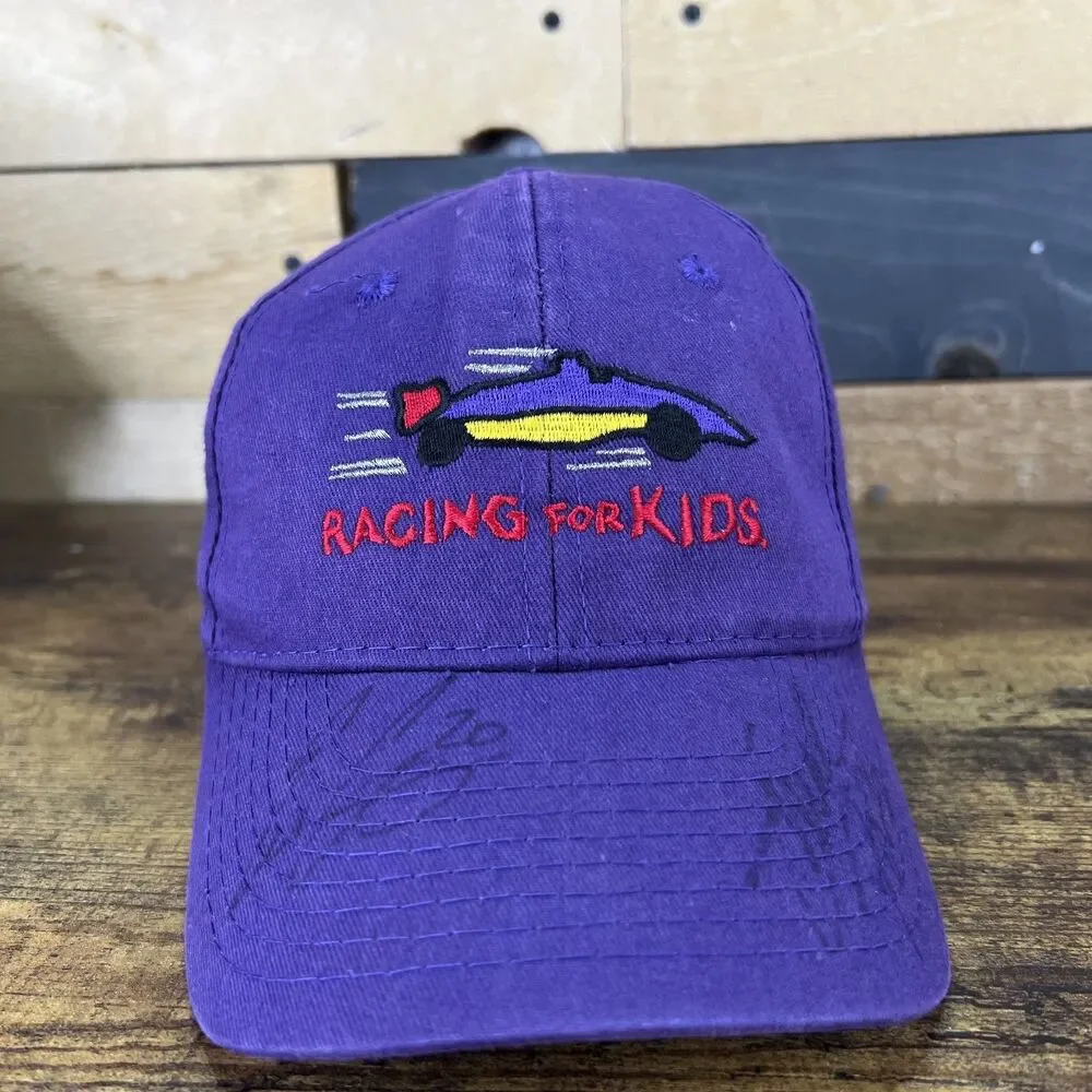 Racing For Kids 25th Anniversary Adjustable Hat Baseball Cap With Signatures